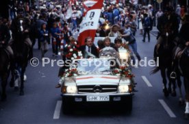 26.05.1984 VfB Stuttgart Meisterschaft 1984 Autokorso Bad Cannstatt