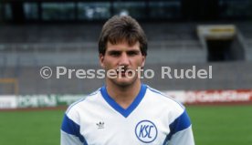 28.06.88 Karlsruher SC Fototermin Saison 1988/1989