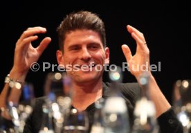 Podiumsdiskussion Stuttgart Liederhalle Wolfgang Dietrich, Mario Gomez, Uli Hoene&szlig;