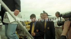 13.06.97 VfB Stuttgart Abflug Berlin DFB-Pokal Finale 1997