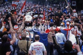 26.05.1984 VfB Stuttgart Meisterschaft 1984 Autokorso Bad Cannstatt