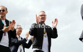 25.05.25 VfB Stuttgart Feier und Autokorso DFB-Pokal Sieg Stuttgart Schlossplatz