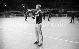 18.01.87 Stuttgarter Kickers Training Schleyer-Halle
