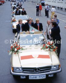 26.05.1984 VfB Stuttgart Meisterschaft 1984 Autokorso Bad Cannstatt