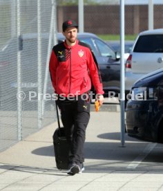 VfB Stuttgart Abflug Kurztrainingslager Mallorca am Flughafen Stuttgart