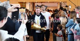 25.05.25 VfB Stuttgart Empfang Rathaus DFB-Pokal Sieg