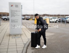 23.01.22 VfB Stuttgart Abflug Trainingslager Marbella