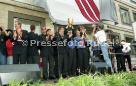 15.06.97 VfB Stuttgart Empfang am Rathaus DFB-Pokal Sieg 1997