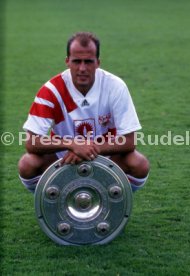 10.07.1992 VfB Stuttgart Fototermin Meisterschaft