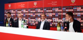 12.09.22 VfB Stuttgart PK Khedira, Lahm, Gentner