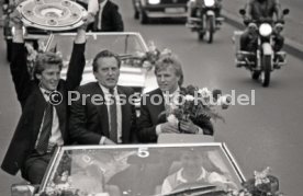 26.05.1984 VfB Stuttgart Meisterschaft 1984 Autokorso Bad Cannstatt