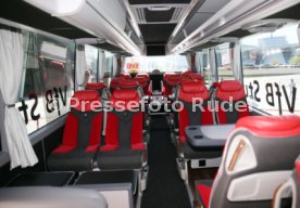 VfB Stuttgart Vorstellung Neuer Mannschaftsbus