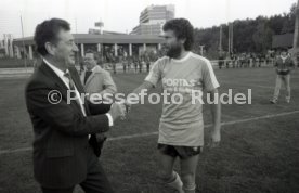 16.10.85 Vorstellung WM M&uuml;nzen 1986 und Prominentenspiel