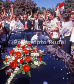 17.05.1992 VfB Stuttgart Meisterschaft Autokorso