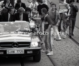 26.05.1984 VfB Stuttgart Meisterschaft 1984 Autokorso Bad Cannstatt