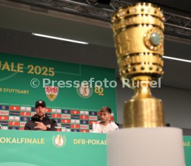 23.05.25 VfB Stuttgart Pressekonferenz DFB-Pokal Finale 2025 Berlin