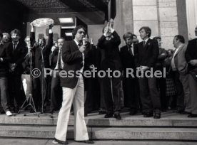 26.05.1984 VfB Stuttgart Meisterschaft 1984 Empfang Rathaus