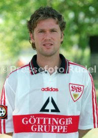 08.07.97 VfB Stuttgart Fototermin Saison 1997/1998