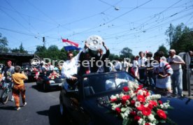 17.05.1992 VfB Stuttgart Meisterschaft Autokorso
