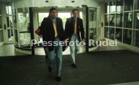 13.06.97 VfB Stuttgart Abflug Berlin DFB-Pokal Finale 1997