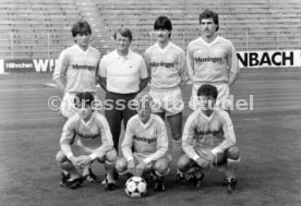 13.07.84 Karlsruher SC Fototermin 1984/1985