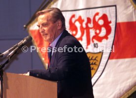 VfB Stuttgart Jahreshauptversammlung 1999 Gerhard Mayer-Vorfelder Foto Rudel