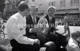 17.05.1992 VfB Stuttgart Meisterschaft Autokorso