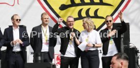 25.05.25 VfB Stuttgart Feier und Autokorso DFB-Pokal Sieg Stuttgart Schlossplatz