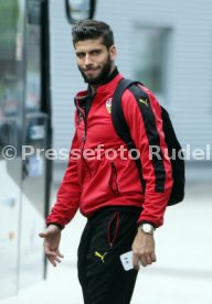 VfB Stuttgart Abflug Bundesliga Spiel in Wolfsburg