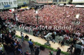 15.06.97 VfB Stuttgart Empfang am Rathaus DFB-Pokal Sieg 1997