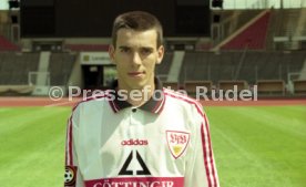 08.07.97 VfB Stuttgart Fototermin Saison 1997/1998