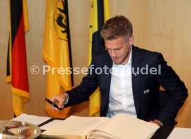 VfB Stuttgart Empfang Rathaus Meisterschaft 2. Bundesliga