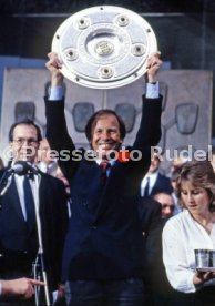 26.05.1984 VfB Stuttgart Meisterschaft 1984 Empfang Rathaus
