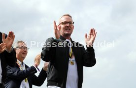 25.05.25 VfB Stuttgart Feier und Autokorso DFB-Pokal Sieg Stuttgart Schlossplatz