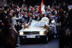 26.05.1984 VfB Stuttgart Meisterschaft 1984 Autokorso Bad Cannstatt