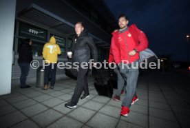 VfB Stuttgart Abflug ins Trainingslager La Manga Flughafen Stuttgart