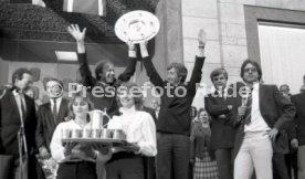 26.05.1984 VfB Stuttgart Meisterschaft 1984 Empfang Rathaus