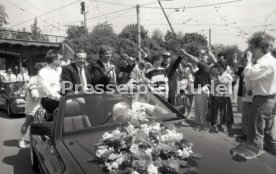 17.05.1992 VfB Stuttgart Meisterschaft Autokorso