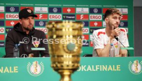 23.05.25 VfB Stuttgart Pressekonferenz DFB-Pokal Finale 2025 Berlin