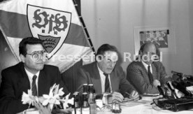 16.01.90 VfB Stuttgart PK Vorstellung Manager Hoene&szlig;