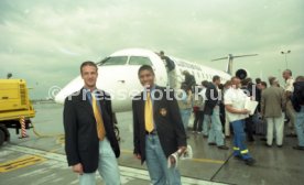 13.06.97 VfB Stuttgart Abflug Berlin DFB-Pokal Finale 1997