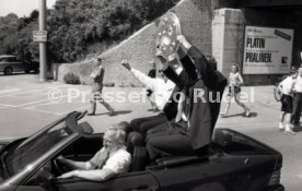 17.05.1992 VfB Stuttgart Meisterschaft Autokorso