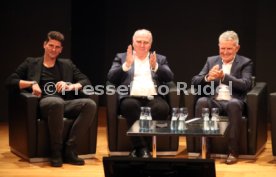 Podiumsdiskussion Stuttgart Liederhalle Wolfgang Dietrich, Mario Gomez, Uli Hoene&szlig;