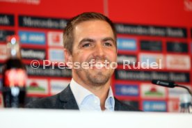12.09.22 VfB Stuttgart PK Khedira, Lahm, Gentner