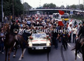 26.05.1984 VfB Stuttgart Meisterschaft 1984 Autokorso Bad Cannstatt
