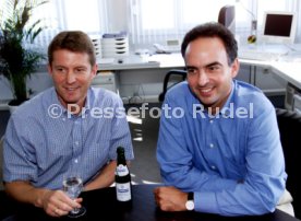 VfB Stuttgart li. Karlheinz F&ouml;rster re. Hansi M&uuml;ller Foto Rudel