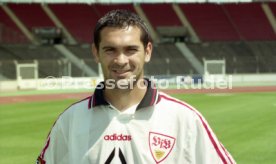 08.07.97 VfB Stuttgart Fototermin Saison 1997/1998