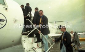 13.06.97 VfB Stuttgart Abflug Berlin DFB-Pokal Finale 1997