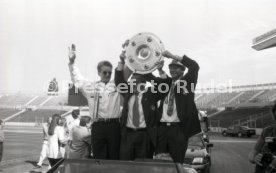 17.05.1992 VfB Stuttgart Meisterschaft Empfang im Stadion