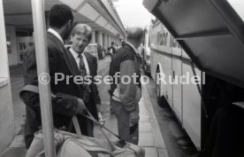 15.09.92 Ankunft Leeds United Flughafen Stuttgart